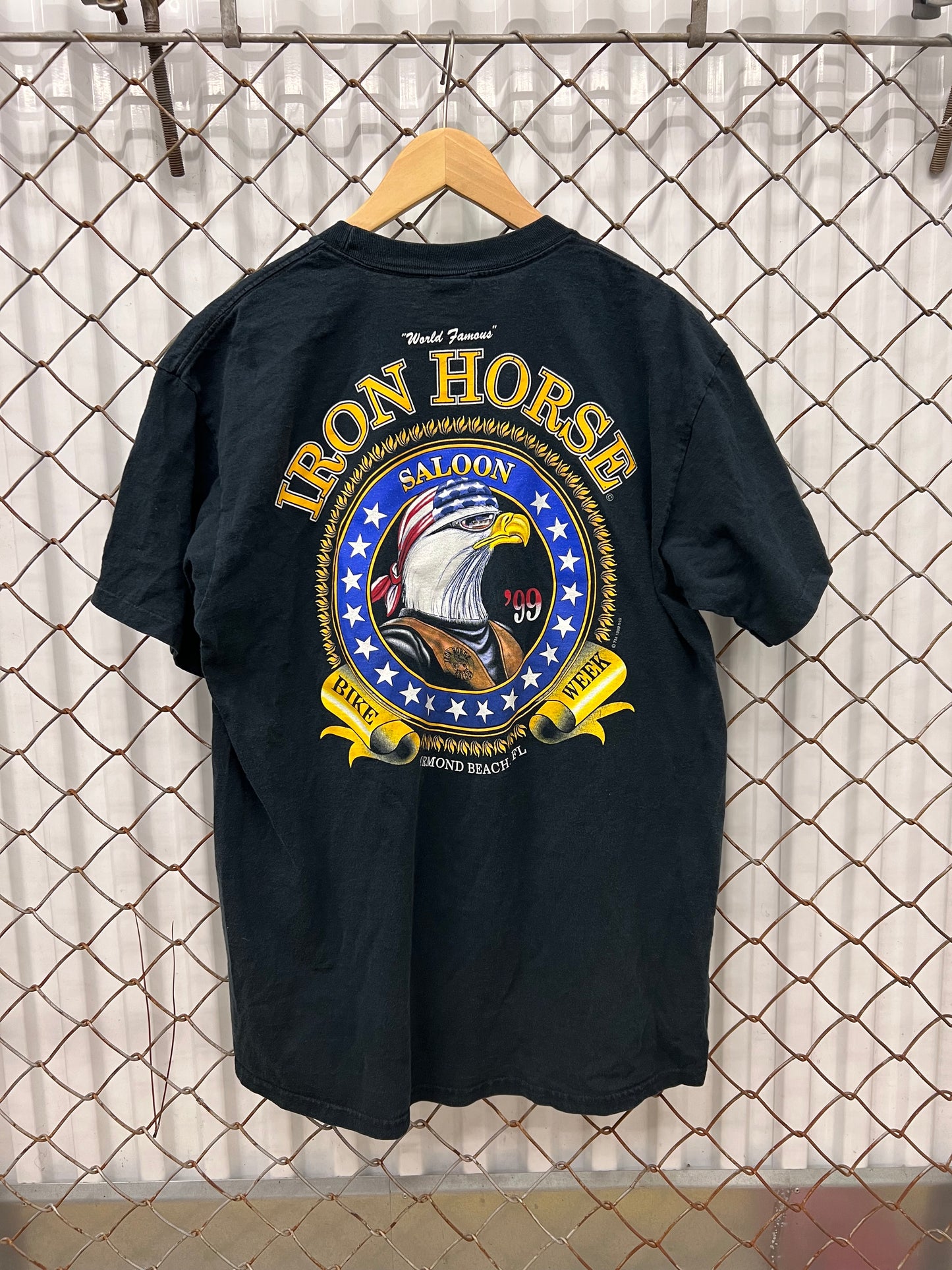 Vintage 1999 Bike Week Iron Horse Shirt