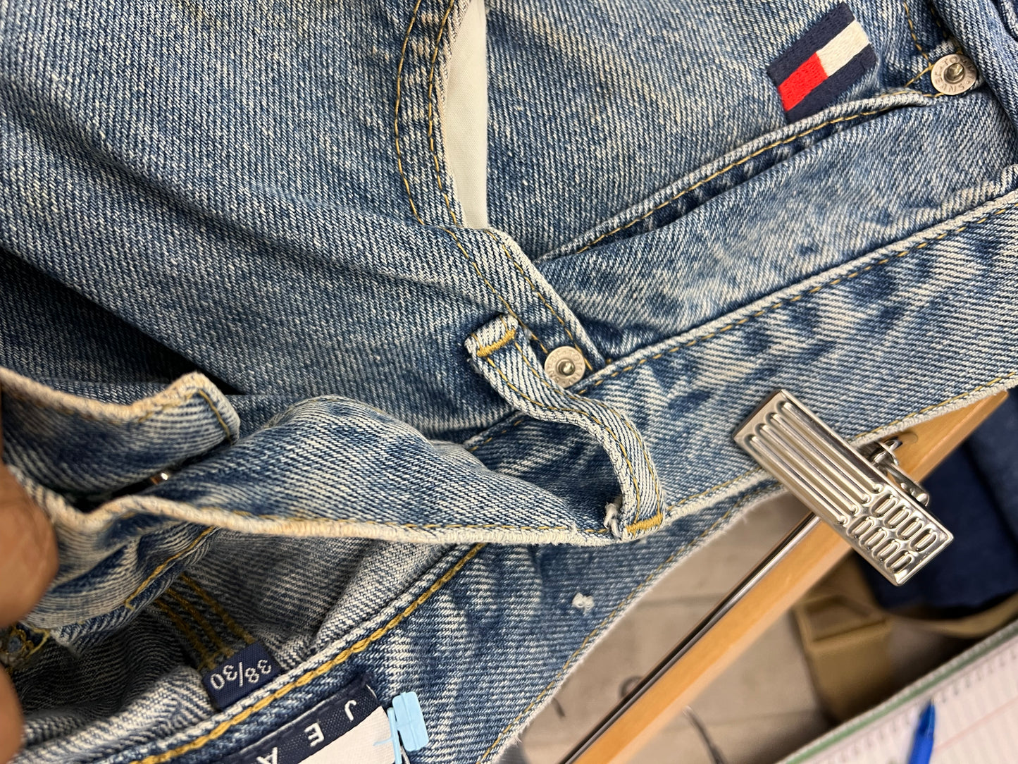 Vintage 90s Tommy Hilfiger Carpenter Jeans Size 38x30