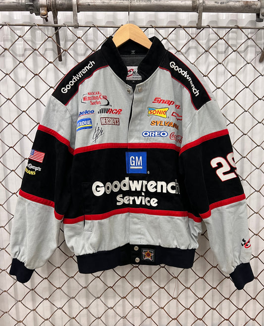 Vintage NASCAR Kevin Harvic Jeff Hamilton Jacket