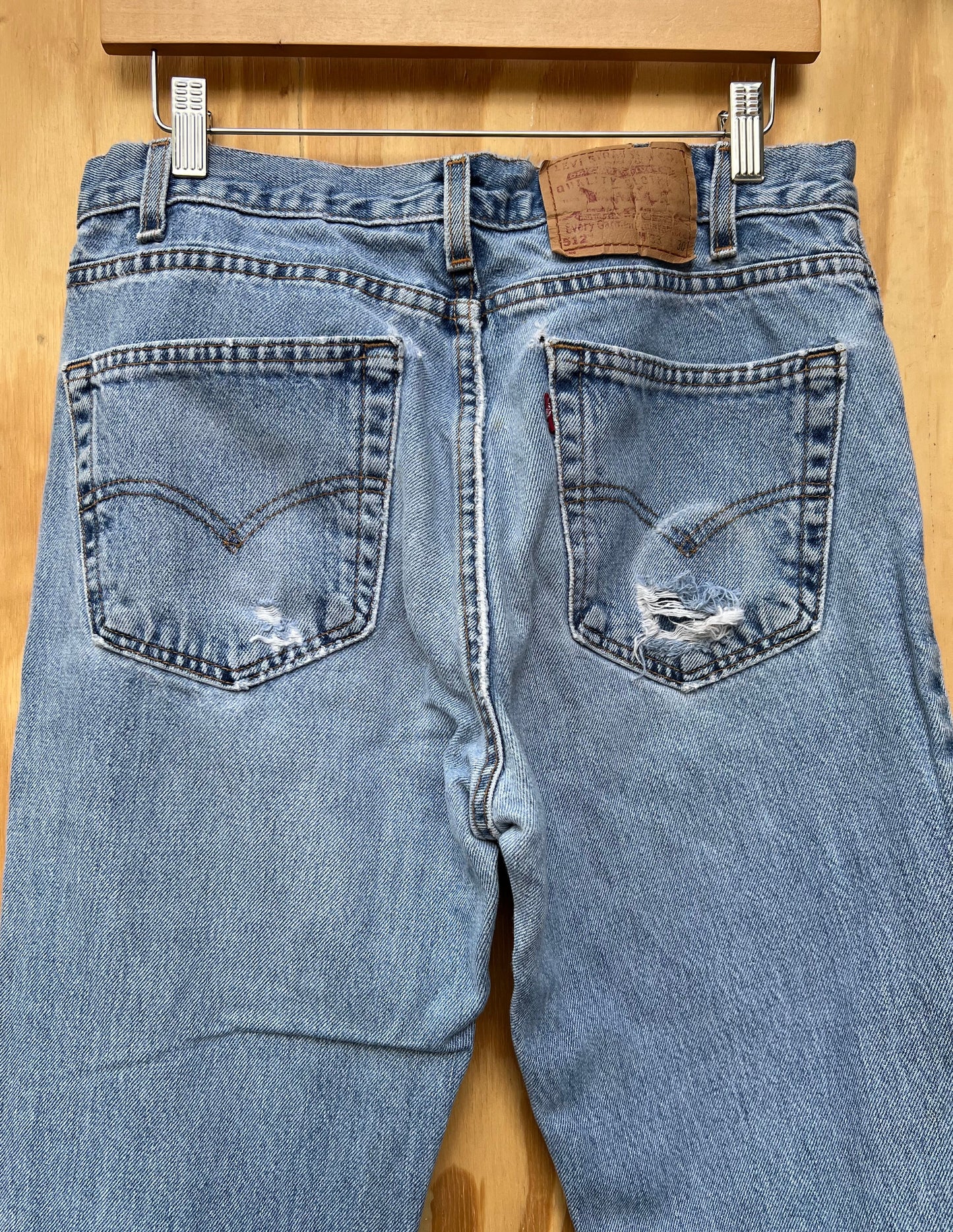 Vintage 90s 512 Levi’s Denim Jeans Tapered fit 31x30