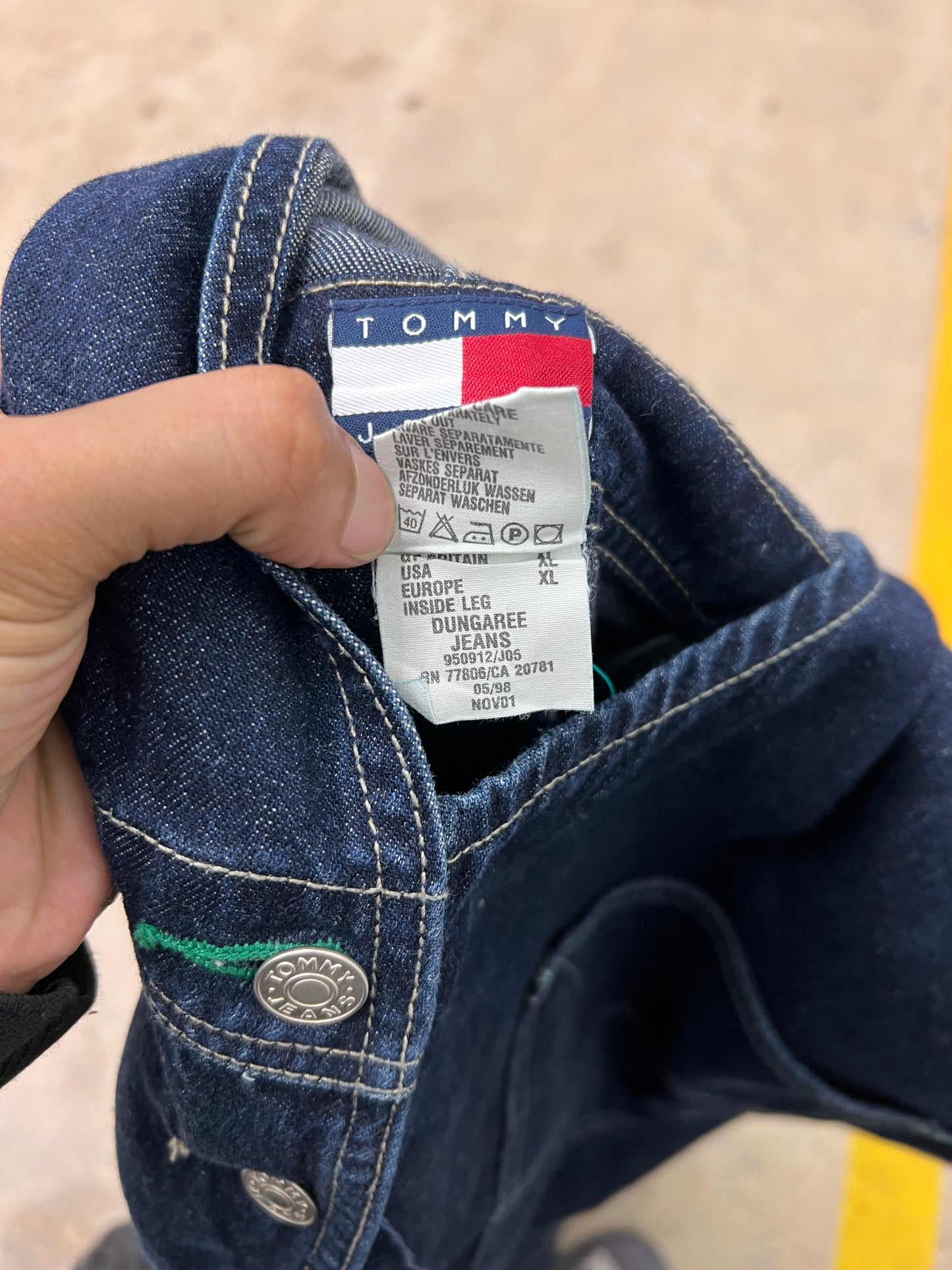 Vintage 90s Tommy Hilfiger Overalls