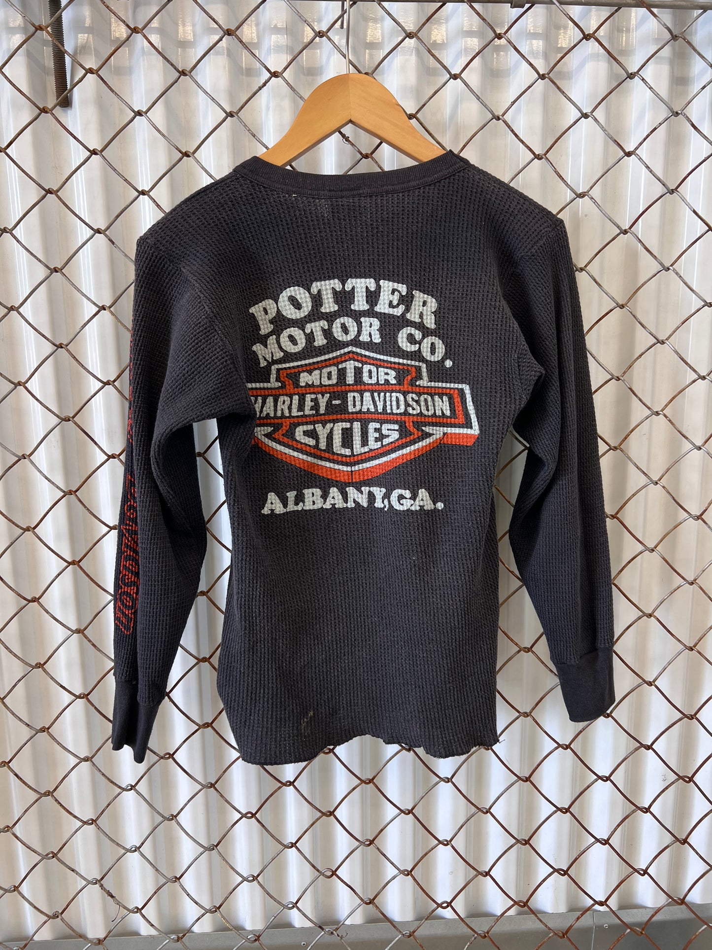 Vintage 1985 Harley Davidson 3-D Emblem Thermal
