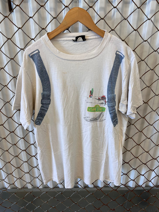Vintage 90's Sesame Street Backpack Shirt