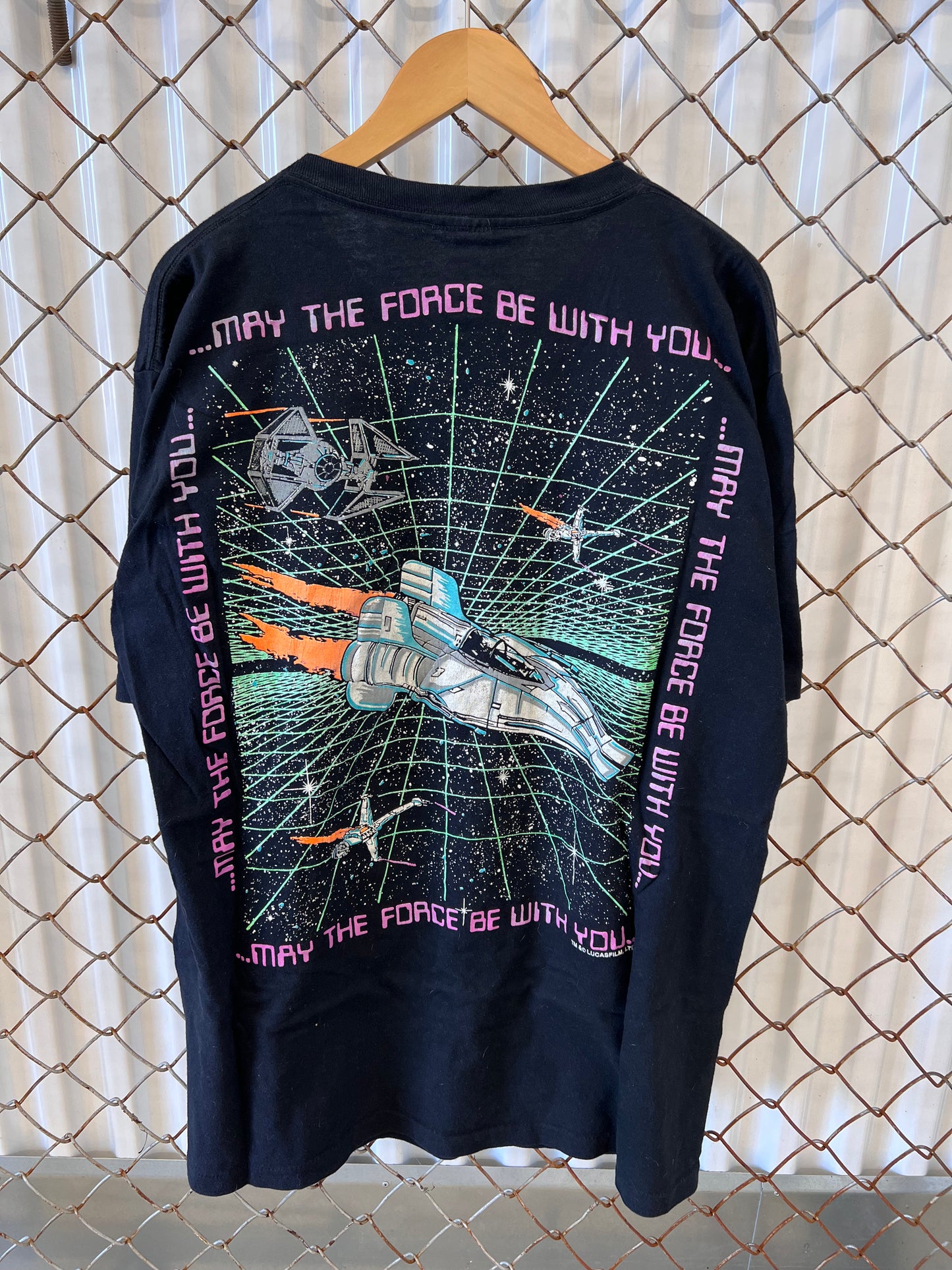 Vintage 90's Star Wars Disney World Shirt Single Stitch Shirt