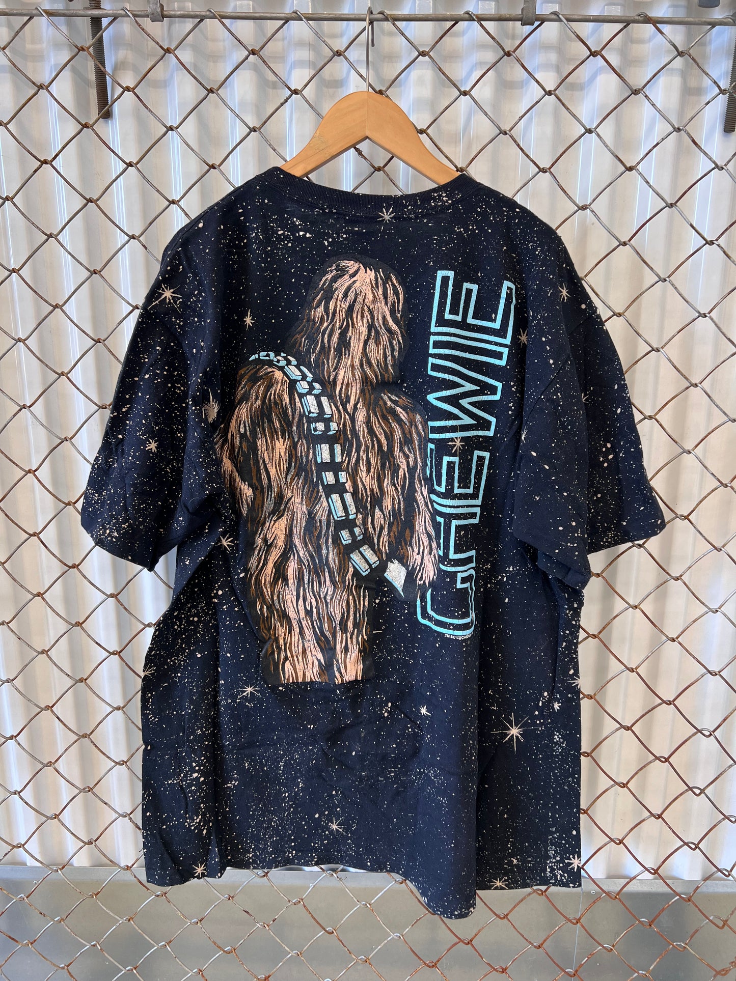 Vintage 90's Star Wars Chewbacca Disney AOP Shirt