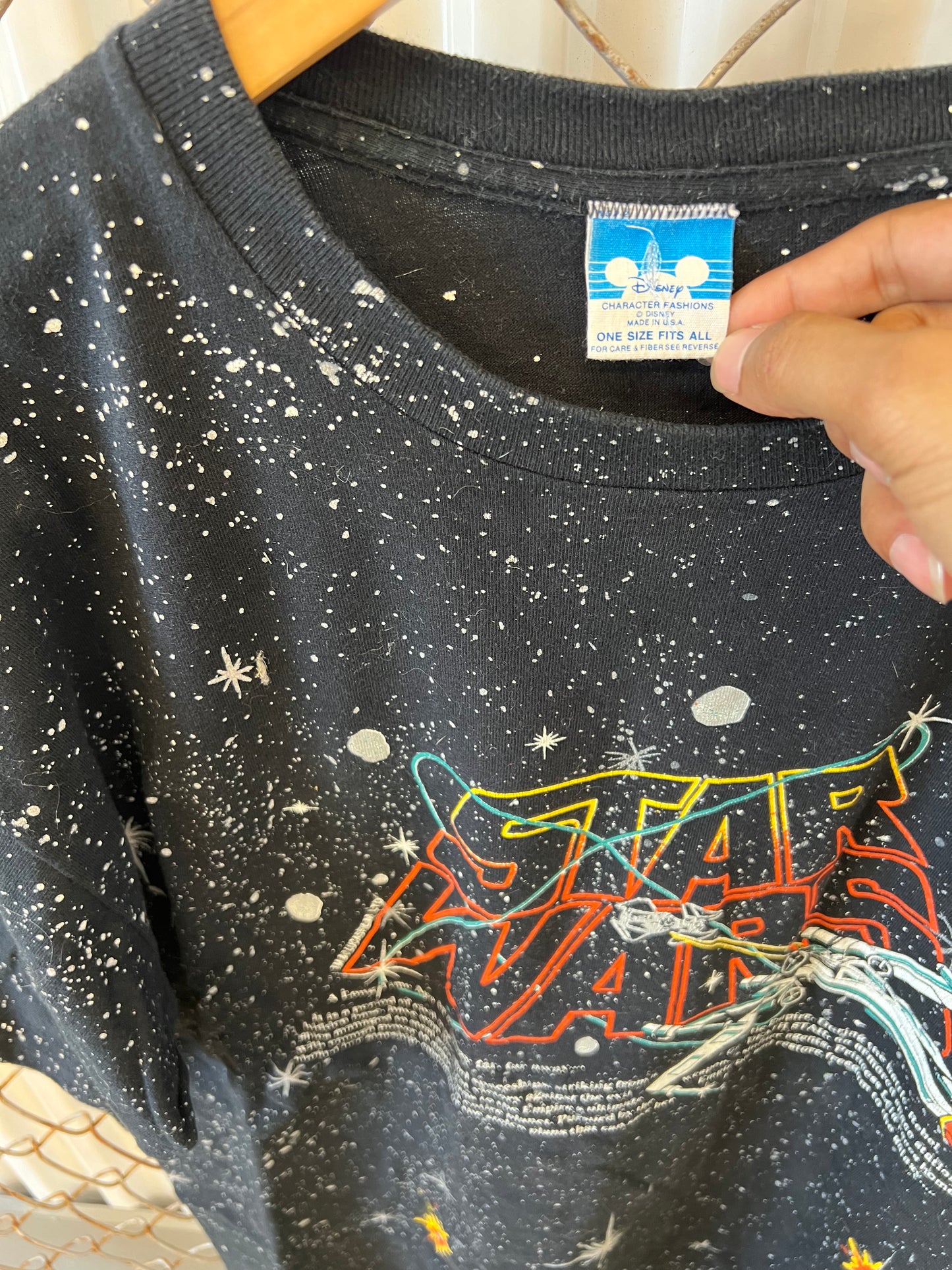 Vintage 90's Star Wars Disney AOP Shirt