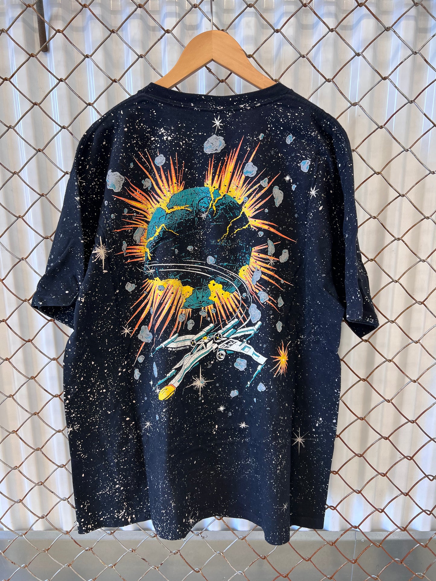 Vintage 90's Star Wars Disney AOP Shirt