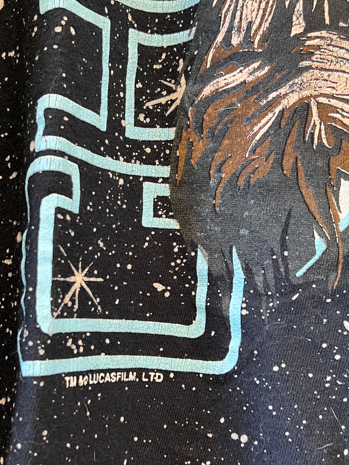 Vintage 90's Star Wars Chewbacca Disney AOP Shirt