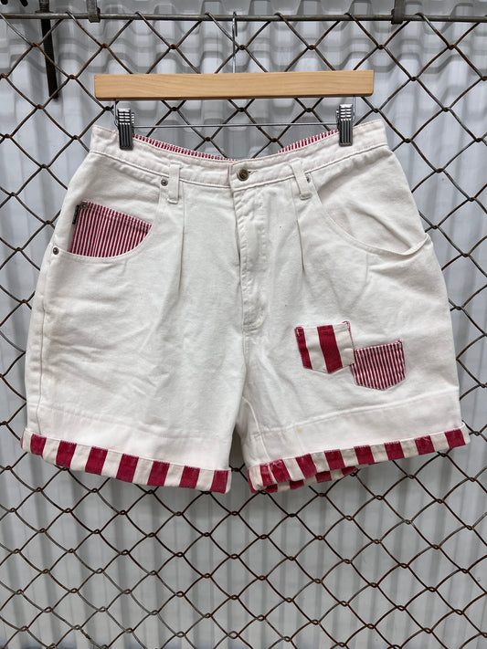 Vintage 90's Get Vertical Denim Shorts