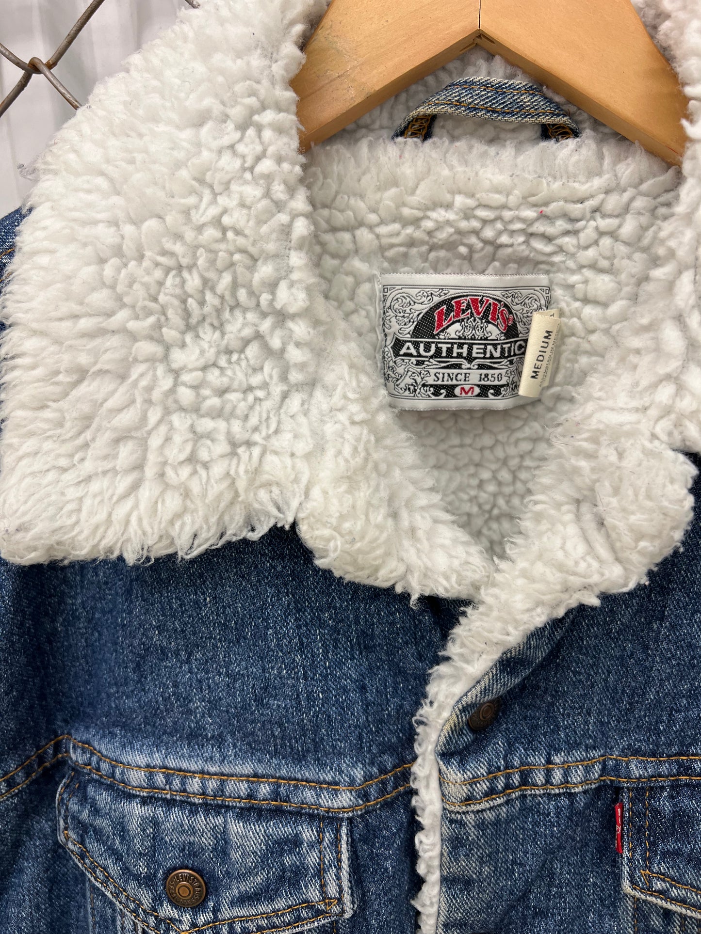 Vintage Levi's Sherpa Denim Jacket