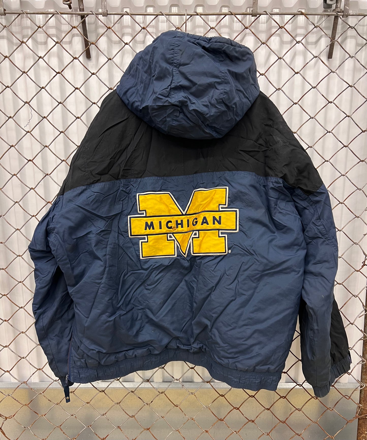 Vintage 90's Michigan Wolverines Starter Coat