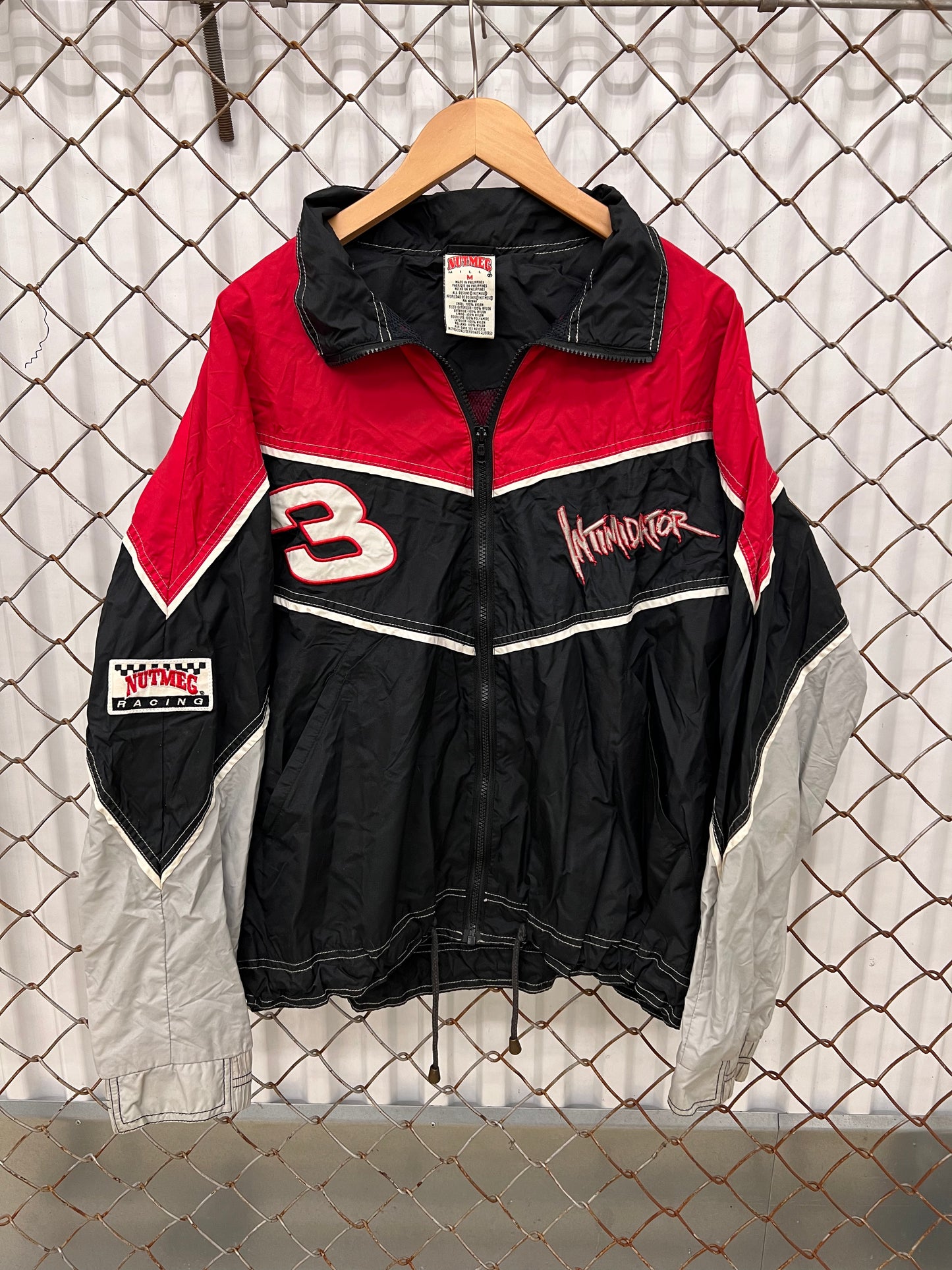 Vintage 90's NUTMEG Dale Earnhardt NASCAR Windbreaker