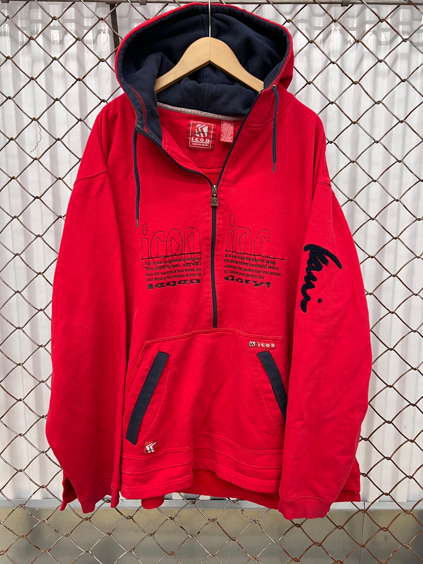 Vintage 90's KARL KANI Hoodie Pullover