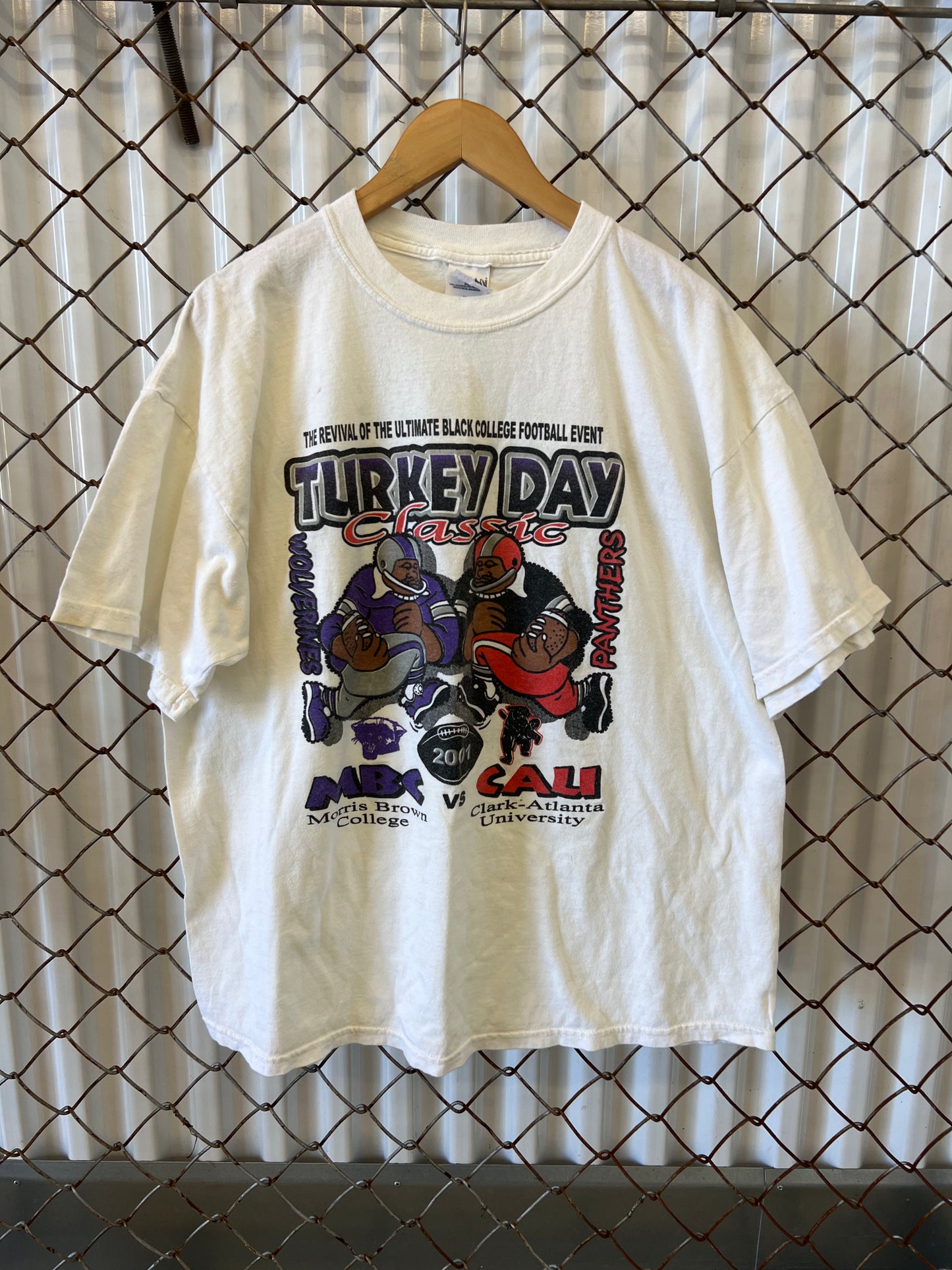 Vintage 2001 HBCU Classic Shirt Morris Brown vs Clark Shirt