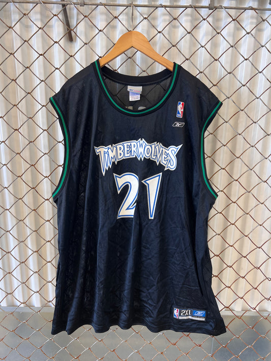 Vintage 2000's Minnesota Timberwolves Kevin Garnett Jersey