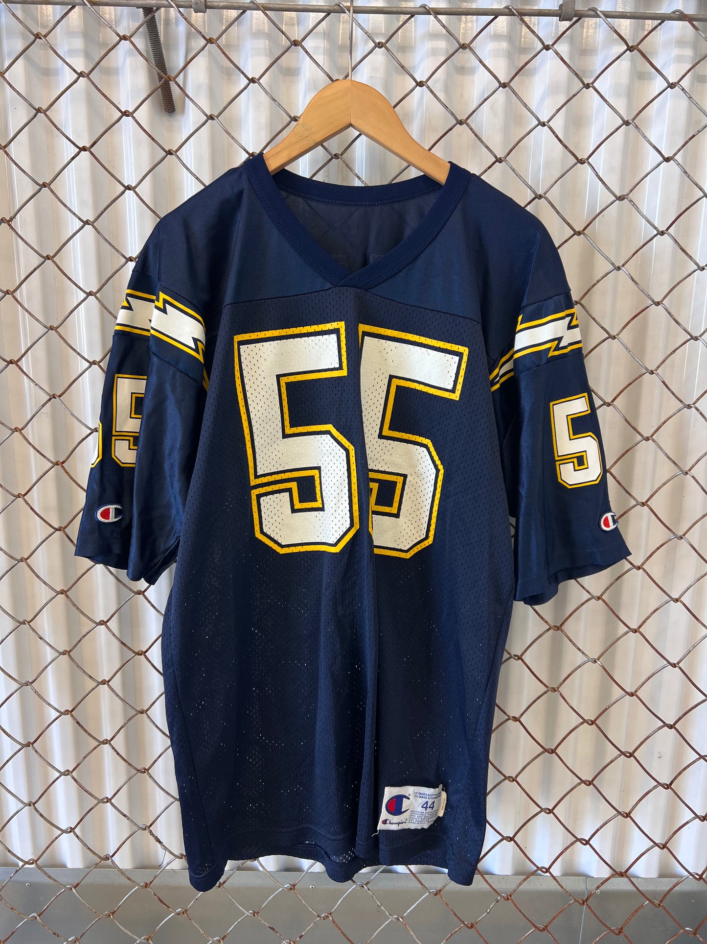Vintage 90's Junior Seau Champion San Diego Chargers Jersey