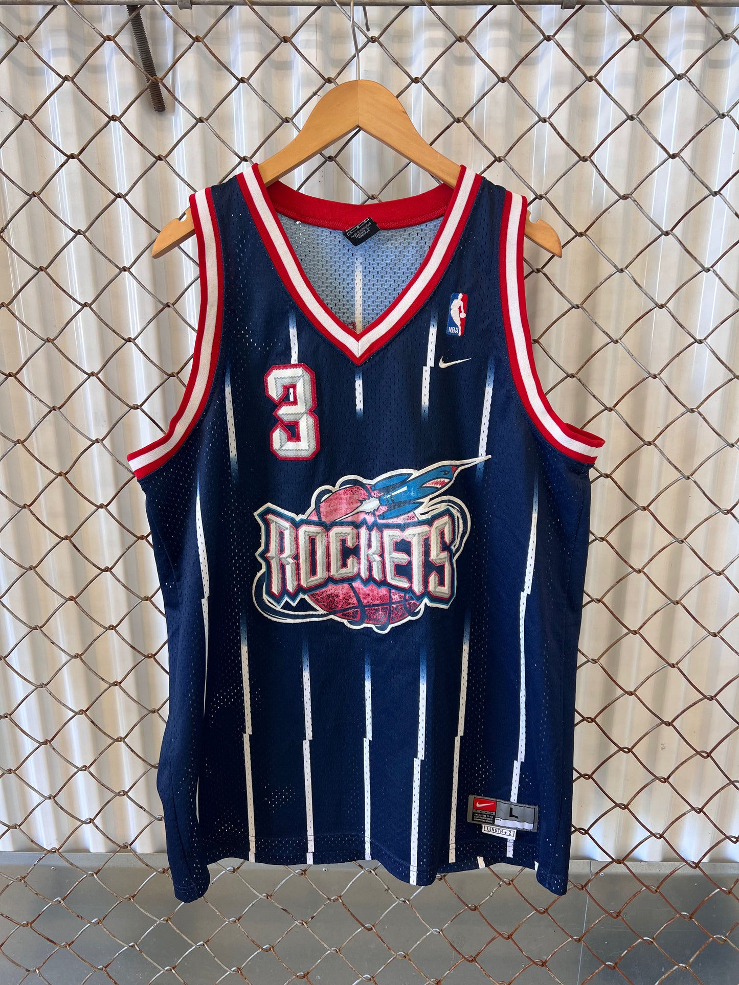 Vintage 2000's Nike Steve Francis Houston Rockets Jersey