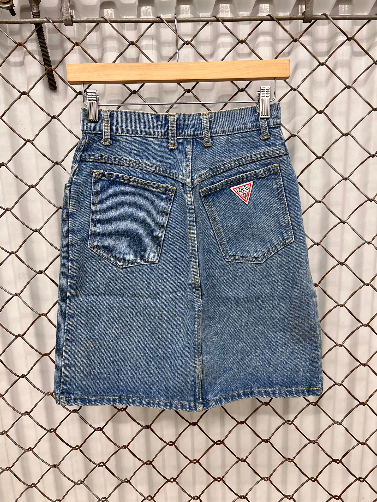 Vintage 90's Guess Denim Skirt
