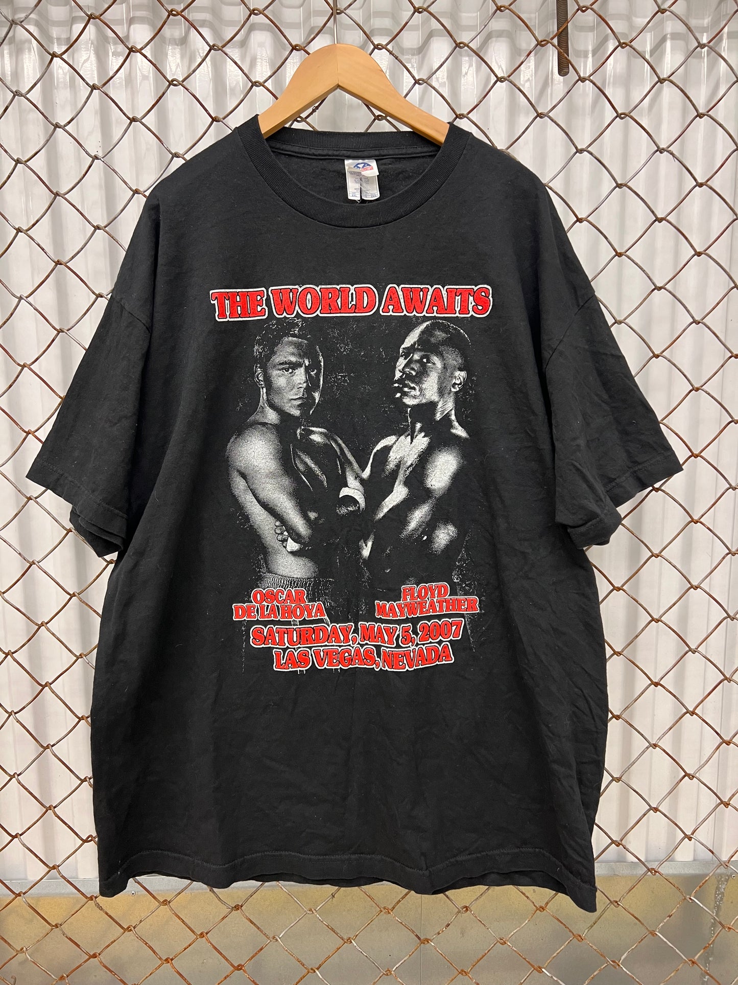 Vintage 2007 Floyd Mayweather vs Oscar De La Hoya PPV Shirt