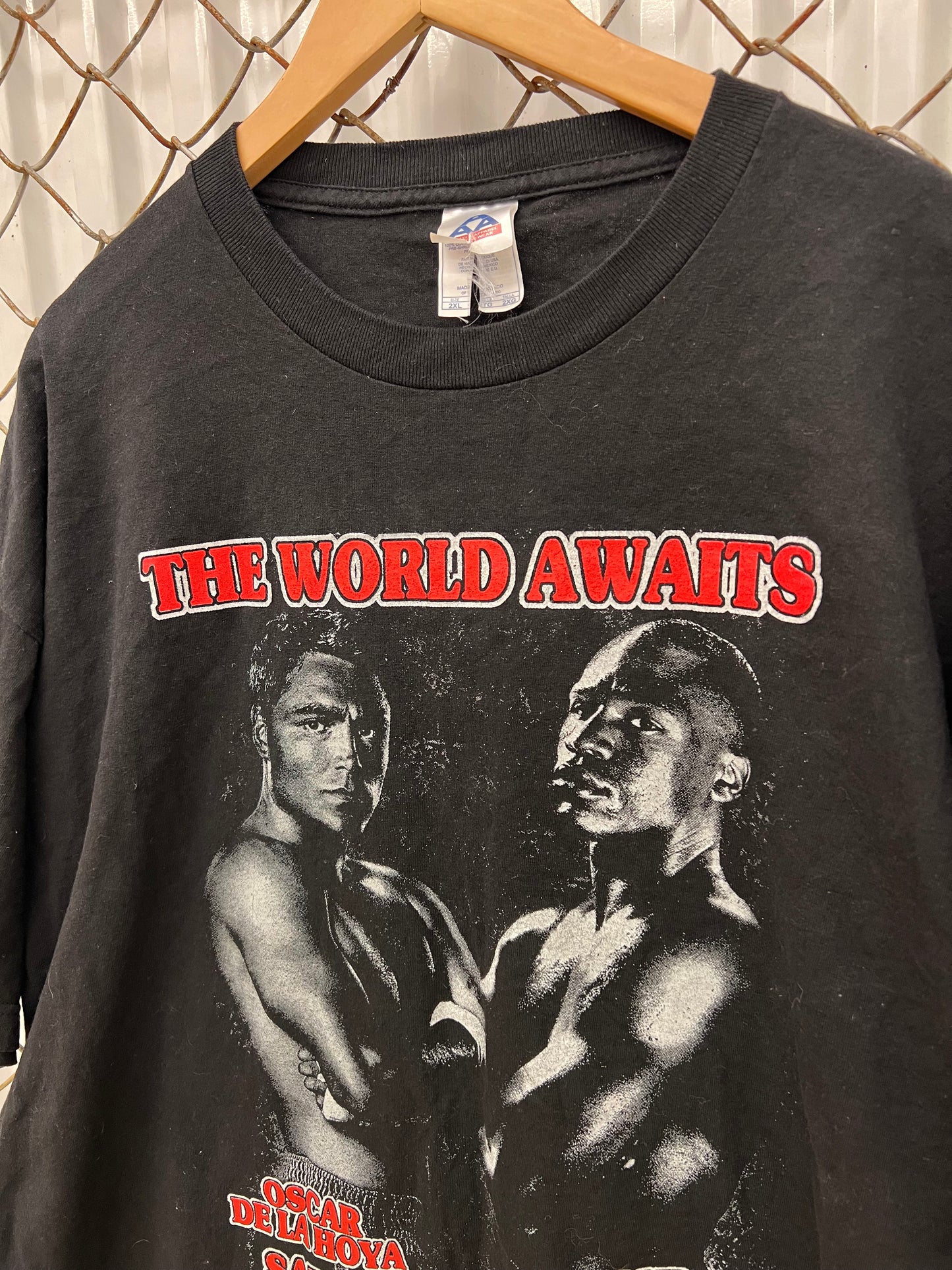 Vintage 2007 Floyd Mayweather vs Oscar De La Hoya PPV Shirt