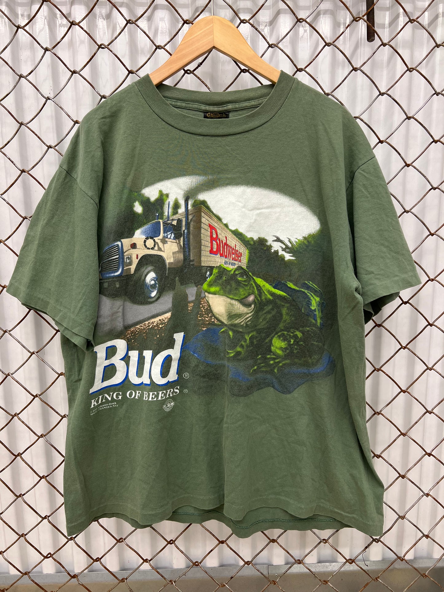 Vintage 1995 Bud Weiser Promo Shirt