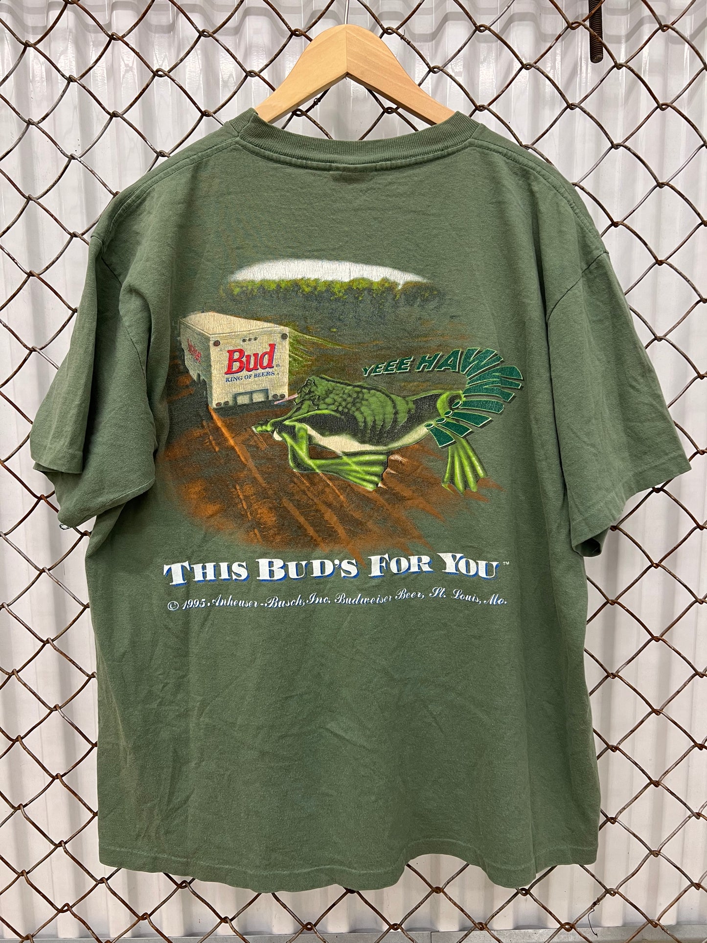 Vintage 1995 Bud Weiser Promo Shirt